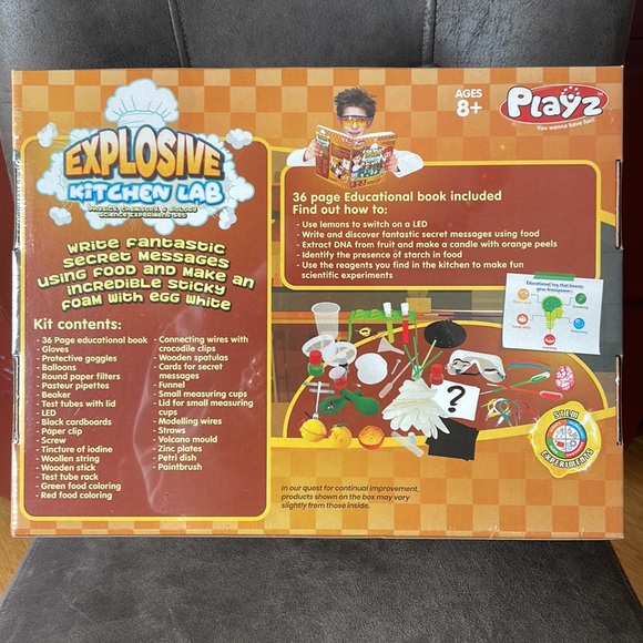 Playz USA Toys New Playz Explosive Kitchen Lab Physics Chem Biology